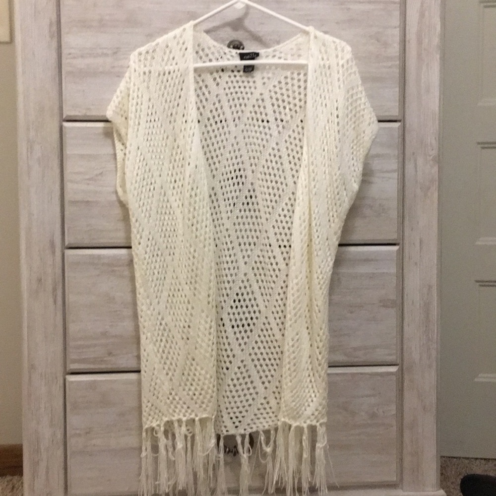 cardigan with tassels
